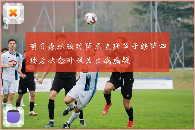 明日森林狼对阵尼克斯华子缺阵四场后状态升级为出战成疑